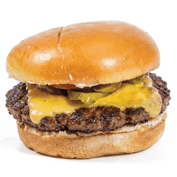 Halal classic cheeseburger at Halal Crispy Bites Baltimore