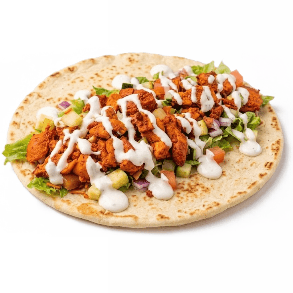 Chicken Gyro Baltimore served fresh with white sauce
