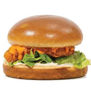 Halal crispy chicken sandwich at Halal Crispy Bites Baltimore