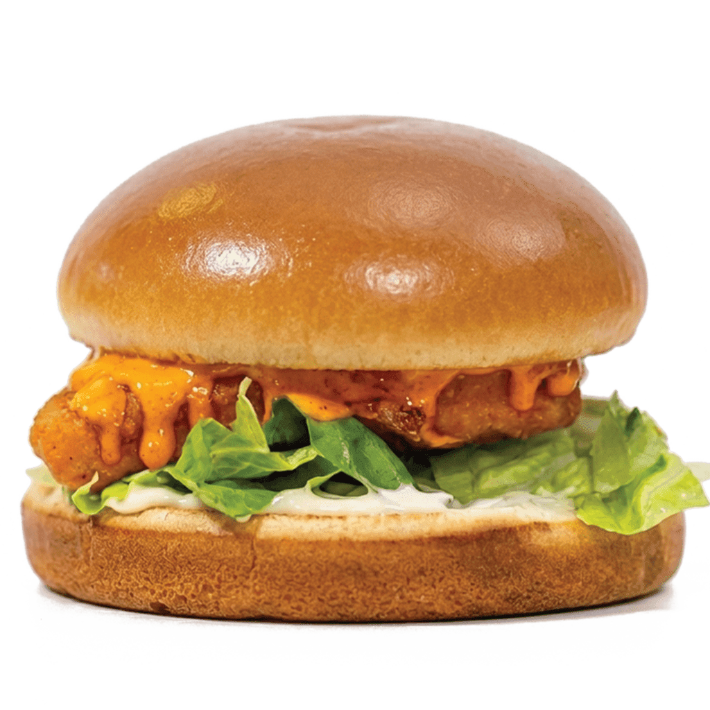 Halal crispy chicken sandwich at Halal Crispy Bites Baltimore