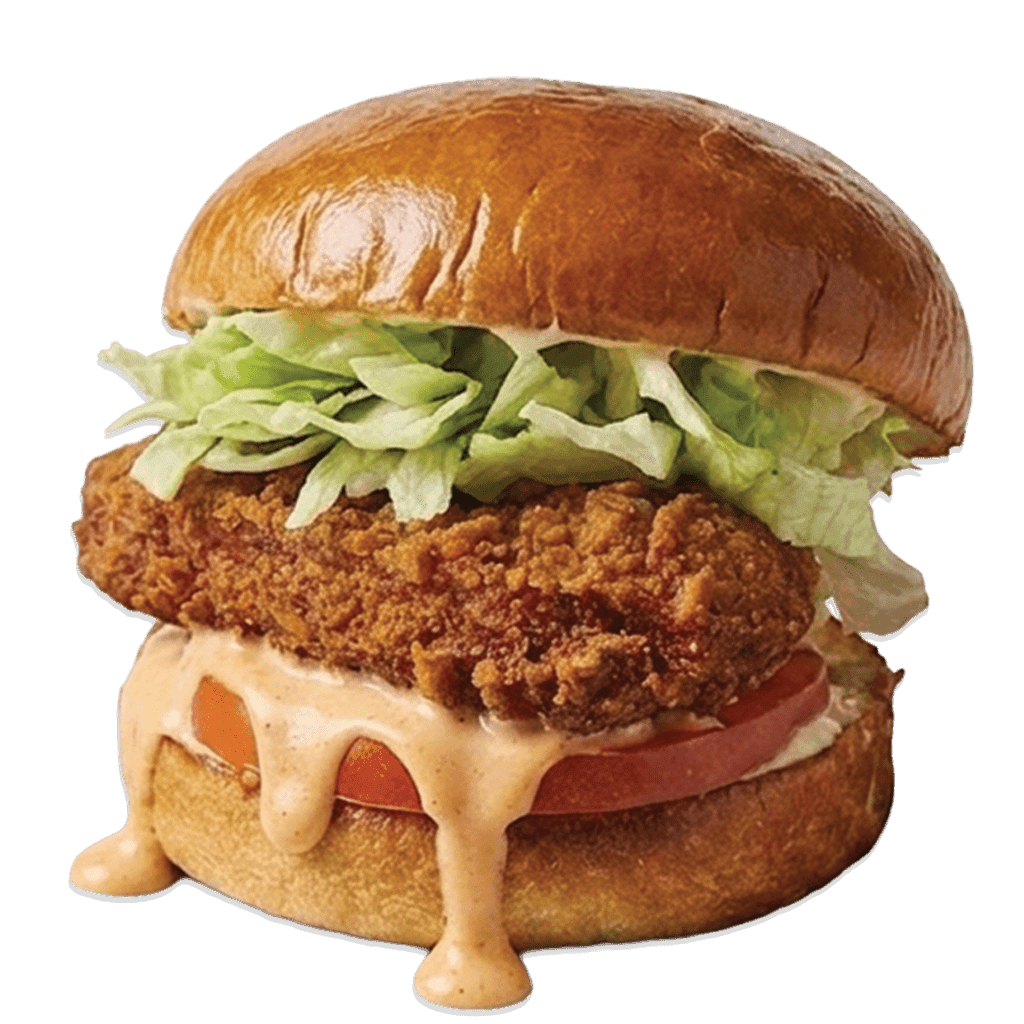 Spicy Crispy Chicken Sandwich at Halal Crispy Bites