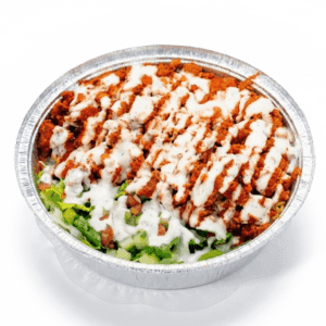 Chicken Over Rice Platter with halal grilled chicken and basmati rice