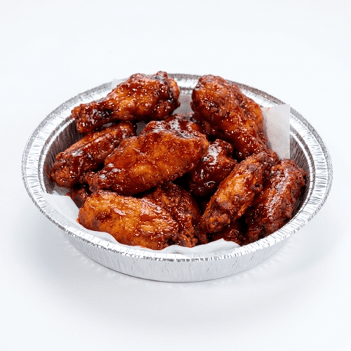 Regular BBQ Wings served fresh with dipping sauce