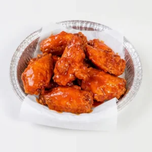 Regular Buffalo Wings served fresh with dipping sauce