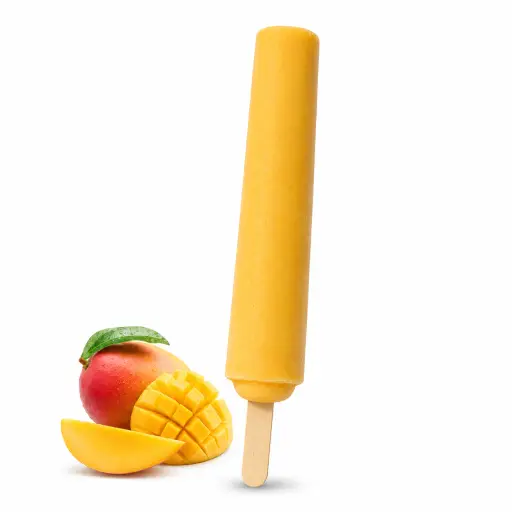 Mango Kulfi Ice Cream Bar with Fresh Mango – Creamy South Asian Dessert