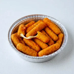 Mozzarella Sticks 6 Pc with crispy golden breading and melted cheese at Halal Crispy Bites Baltimore