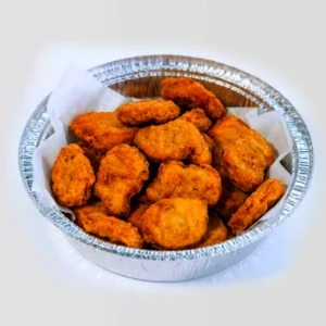 6 Pc Halal Chicken Nuggets served hot and crispy at Halal Crispy Bites