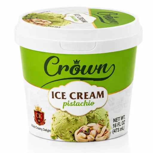 Pistachio Ice Cream Made with Roasted Pistachios