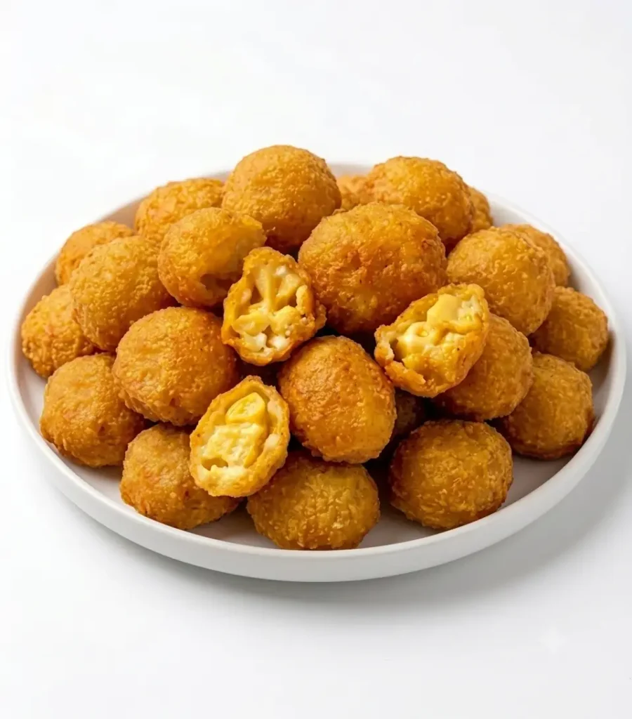 Crispy Sweet Corn Nuggets served fresh at Halal Crispy Bites in Baltimore