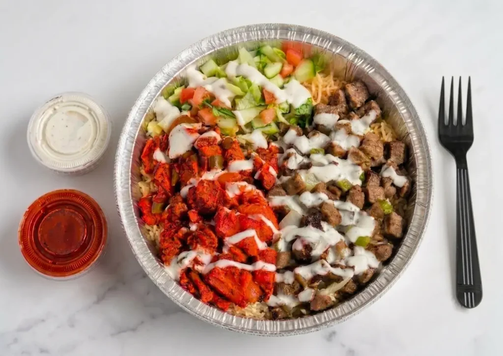Chicken Over rice Platter